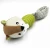 Import TPR covered FOX  Racoon plush dog pet interactive toy from China