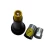 TR414C Gold Chrome Tubeless Tire Valve Stems Snap In Rim Hole Dia 11.5mm Inch 0.453&quot; Length 48.5mm