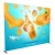 Import Trade show media wall display straight aluminum frame tension fabric custom back drop stand from China