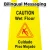 Import Traffic Warning Products Wet Floor Warning Signs, Customized Plastic Wet Floor Caution Sign from China