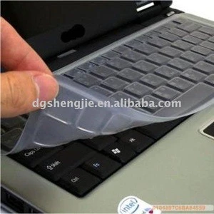 Transparent custom silicone rubber keyboard protector