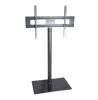 TV stand with square glass base for screen size 23&quot;-60&quot;