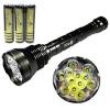 Ultrafire 12T6 Super bright hunting led torch Most Powerful long distance 12T6 13800LM brightest 5-mode XML led flashlight
