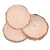 Import Unfinished Round Rustic art decoration Natural Wood Slice Ornaments circles DIY crafts from China