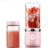 USB High borosilicate glass colorful convenient travel smoothie maker rechargeable milk shake usb blender portable blender cup