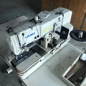 Used JUKI 781 straight button holer holing sewing machine