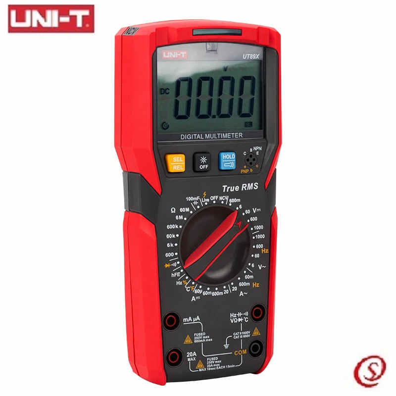 UT89X Digital Multimeter 1000V AC/DC 20A AC/DC True RMS Dual range NCV test