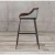Import vintage Industrial Furniture Bar Chair Industrial scaffold leather bar stool from India