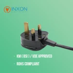 Volume manufacture best brand 250V BS 3 prong uk plug cord laptop power cable