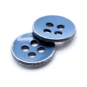 WA5791 Fancy Metal 11.3mm 4 Hole alloy button for clothes