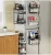 Import Wall Hanging Side Sliding Magnetic Pull Out Refrigerator Rack Kitchen Storage Holder Spice Container Washing Machine Shelf from China