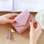 Wallet New Lady Short Women Wallets Mini Money Purses Fold PU Leather Bags Female Coin Purse Card Holder