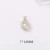 Import Water drop pearl pendant diy earrings necklace pendant Semi-finished jewelry accessories from China