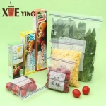 Waterproof Double Zipper Resealable Zipper Bag Zip Lock Freezer Bag Ziploc Bag for Packaging