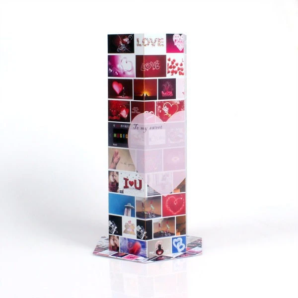 waterproof greeting card vase, flower decoration card vase, waterproof paper card flower vase