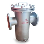 WCB SS304 industrial filter for grain pipeline filter strainer  basket strainer
