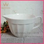 WG515 striped ceramic milk creamer