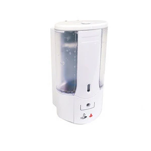 White Rechargeable Automatic Foam Wall Mounted Manual Plastic Liquid Soap Dispenser