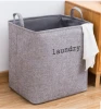 Wholesale Big Hamper Fabric Foldable Collapsible Laundry Baskets With Handle,Hotel Custom laundry Bags,Folding Laundry Basket