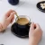 Import wholesale ceramic porcelain blue color golden rim 18pcs 200ml sugar pot royal tea arabic coffee sets from China