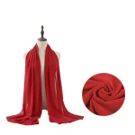 Wholesale Chiffon Hijabs Scarves Long Shawl Pakistani Scarf Women Hijab Wrap Headscarf Solid Colors Hijab Supplier