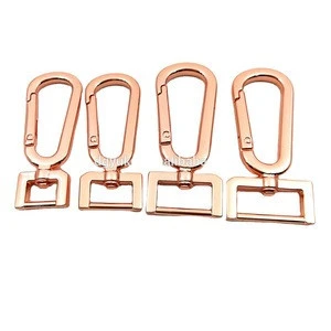 Wholesale custom designed metal zipper slider hook bag accessories