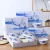 Import Wholesale custom Tableware set creative gifts Blue and white porcelain bowl set Advertising gift wedding gift ceramic tableware from China
