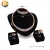 Import Wholesale Dubai Fashion Crystal Flower Wedding Jewelry 4pcs African Gold 24K Jewelry Set for Women from China