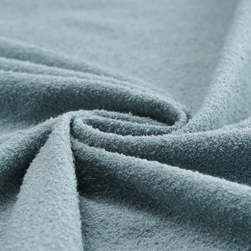 Wholesale eco-friendly breathable 100% cotton washed terry towel fabric
