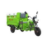 Wholesale Electric 800L Three Wheel Garbage Removal Vehicle Garbage Cleaning Electric Tricycle