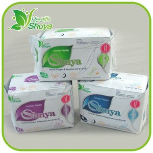 Wholesale Feminine Hygiene Products Free Sample Thin Pure Cotton Sanitary Pad