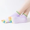 Wholesale fitness yoga socks five-toe anti-skid breathable sports women socks