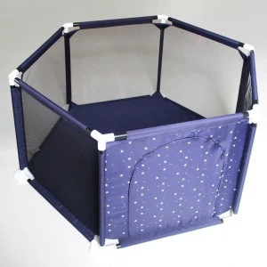 Wholesale Hexagonal Folding Baby Playpen Yard Kids Play Fence for Toddlers