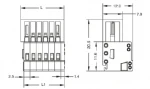 Wholesale high quality connector spring loaded battery spring connector mcs spring connector