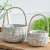 Import wholesale  home decoration Flower Girl Basket wicker gift baskets from China
