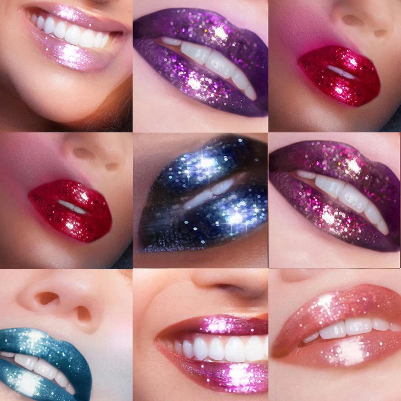 Wholesale Hot Selling Does Not Touch Cup Lip Stick Make Up 7 Color In Stock Flip Matte Lip Gloss Glitter Lipstick