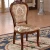 Import Wholesale Leather Fabric Velvet Upholstered Seating Royal Crown Antique Hand Carved Wooden Chair from China