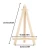 Import Wholesale Mini Wooden Triangle Artist Easel Painting Triangle Table Stand Menu Card Display Holder Decoration For Phone from China
