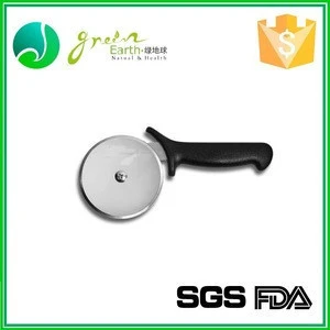 Wholesale multifunction stainless steel pizza tools plastic disposable double wheel pizza cutter