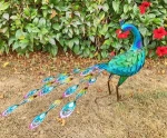 wholesale newest gardening metal animals iron rooster Garden Ornaments