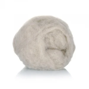 Wholesale Price Factory supplier 19.5-22.5mic Natural White 100% Raw Sheep Wool Carded Fiber