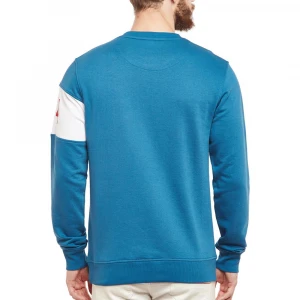 Wholesale Price Sky Blue Plain Sweat Shirt With Logo Design | New style customized casual wear men sweat shirt 2020