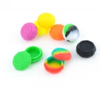 wholesale Pumpkin shape portable silicone 30 mm multi color pill Box hidden tobacco case secret stash diversion safe pill case