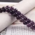 Import Wholesale Smooth Garnet purple Glass Crystal Round Loose Beads 15" Strand 4 6 8 10 12 mm For Jewelry Making Diy Bracelet Necklac from China