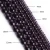 Import Wholesale Smooth Garnet purple Glass Crystal Round Loose Beads 15" Strand 4 6 8 10 12 mm For Jewelry Making Diy Bracelet Necklac from China