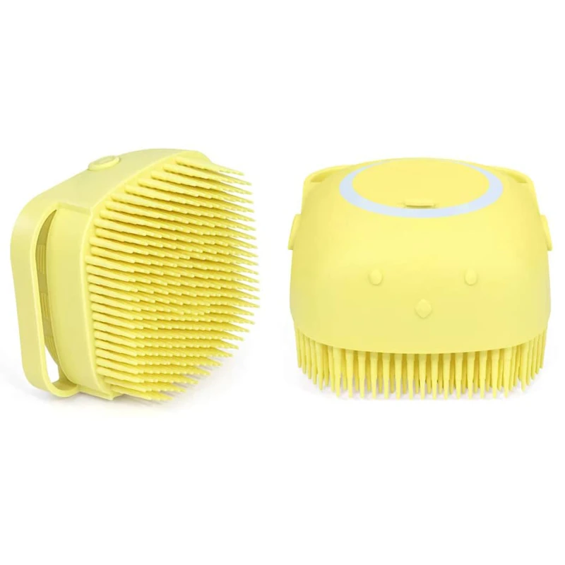 Wholesale Soft Silicone Baby Bath Shower Brush With Soap Dispenser