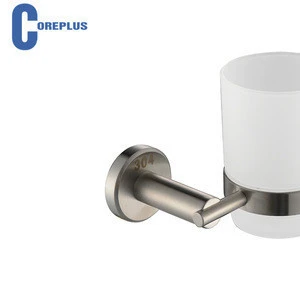 Wholesale Wall Mounted Bathroom Use Single Toothbrush Tumbler Cup Holder