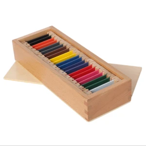wholesale Wood Other educational toys sense color board for children color wood chip set