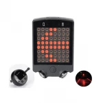 Wireless 64 LED Laser Bicycle Light Rear Tail Light USB Rechargeable Bike Cycling Safety Warning Bike Turn Signals Light