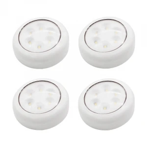 Wireless LED Puck Light with Remote Control LED Under Cabinet Lighting Closet Light